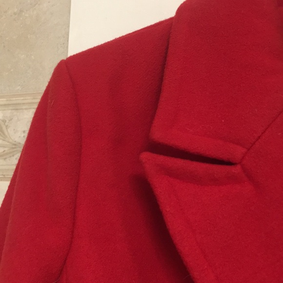Red long jacket - Picture 3 of 4